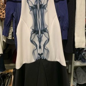 CAMEO Smoke Print Dress Small